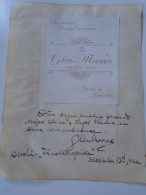 ZA452.17  Circus  Memorabilia - Glen-Moores Pantomim - Breslau Künstlerspiele 1922 - Autograph - Schauspieler Und Komiker