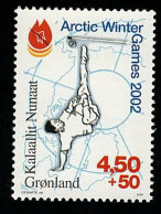 2001 Winter Games  Michel GL 365 Stamp Number GL B26 Yvert Et Tellier GL 344 Stanley Gibbons GL 388 Xx MNH - Ungebraucht
