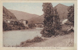 64. BIDARRAY . CPA COLORISEE. LA NIVE ET LE PONT ROMAIN. - Saint Palais