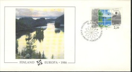 Finland FDC Sc 736 EUROPA - Covers & Documents