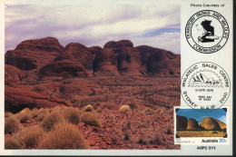 Australia MaxiCard Sc 701  ULURU National Park - Storia Postale