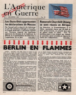 L AMERIQUE EN GUERRE 1 DECEMBRE 1943 PROPAGANDE ALLIEE TRACT GUERRE 1939 1945 - 1939-45