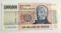 Argentina Banknotes 1000000 Pesos Ley 18188, 1983 Serie B, B2519, P310, UNC. - Argentina