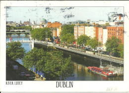 Dublin (Irlanda, Ireland) The River Liffey Passes Through The Centre Of The City - Dublin
