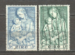 Ireland Eire 1954 Mi 120-121 Canceled (4) - Oblitérés