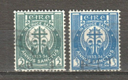 Ireland Eire 1933 Mi 59-60 Canceled (1) - Used Stamps