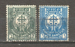 Ireland Eire 1933 Mi 59-60 Canceled (2) - Used Stamps
