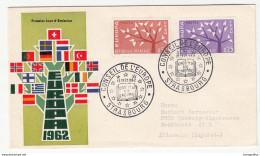 France, Europa 1962 FDC B190101 - 1962