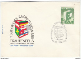 Austria, 1. Europäisches Jungephilatelistenlager Trautenfels Letter Cover And Pmk 1961 B190101 - 1961