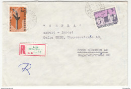 Hungary, Letter Cover Registered Travelled 1974 Budapest Pmk B180425 - Lettres & Documents