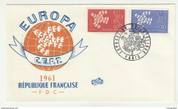 France 1961 Europa CEPT Paris FDC 210201 - 1961