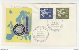 Germany 1961 Europa CEPT FDC 210201 - 1961