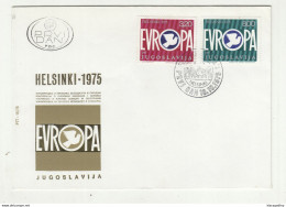 Yugoslavia 1975 Helsinki FDC 210201 - 1975