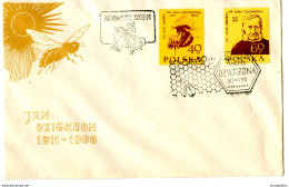 Poland, Jan Dzierzon 1956 FDC B200401 - Abeilles