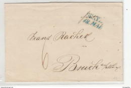 Austria Prephilately Letter Cover 1845 Graz To Bruck Bb190120 - ...-1850 Voorfilatelie