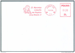 Poland 25th Anniversary Of The Assassination Attempt On Pope John Paul II Meter Stamp Slogan Letter Cover 2006 Bb161026 - Papas