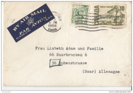 Canada Airmail Letter Cover Travelled 1968 To Austria B151202 - Brieven En Documenten