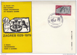450 Years Of Organized Postal Service In Zagreb FDC 1979 Bb161011 - FDC