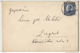 Yugoslavia Letter Cover Travelled 192? To Zagreb Bb161011 - Sonstige & Ohne Zuordnung