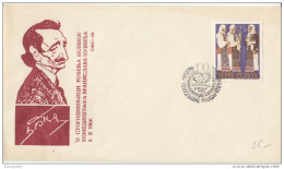 100th Birth Anniversary Of Branislav Nusic Illustrated Special Letter Cover & Postmark 1964 Bb161011 - Lettres & Documents