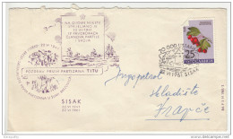 20th Anniversary Of Sisak Anti-Fascist Uprising Illustrated Special Letter Cover & Postmark 1961 Bb161011 - Storia Postale