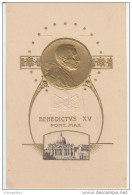 Benedictus XV Pont.max. Old Postcard Embossed Not Travelled Bb160204 - Papas