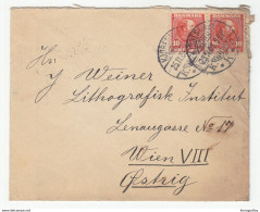 Denmark Letter Cover Posted 1905 To Wien B191114 - Cartas & Documentos