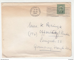 Canada Letter Cover Posted 1949 To Germany B191210 - Briefe U. Dokumente