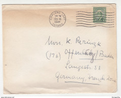 Canada Letter Cover Posted 1949 To Germany B191210 - Cartas & Documentos