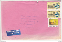 Singapore Letter Cover Posted Air Mail 1988 To Germany B191210 - Singapore (1959-...)