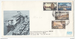 Hong Kong 1982 Port Of Hong Kong FDC B191210 - FDC