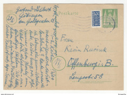 Germany Postal Stationery Postcard Posted 1949 Götting - Berlin Notopfer Stamp B191114 - Postales - Usados