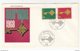 Germany Europa CEPT 1968 FDC B190320 - 1968