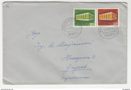Germany, Europa-CEPT Stamp On Letter Cover Travelled 1969 Aschau Bei Kraiburg Pmk B190320 - 1969