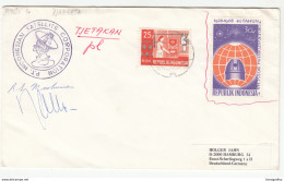 Indonesia, PT Indonesian Satellite Corporation Special Pmk Cover 1972 B180901 - Asie