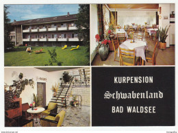 Bad Waldsee, Kurpension Schwabenland Postcard Travelled 1984 B170925 - Bad Waldsee