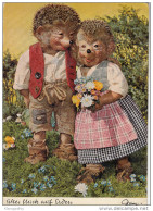 Greeting Card Old Postcard Travelled 19?? Bb160129 - Greetings From...