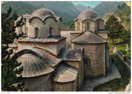 Manastir Pecka Patrijarsija Old Postcard Travelled 1965 Bb160115 - Kosovo