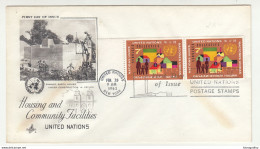 United Nations, Housing And Community Facilities FDC 1962 B210725 - FDC