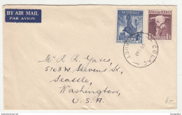 Australia Letter Cover Posted 1948 Colac Pmk B210710 - Covers & Documents