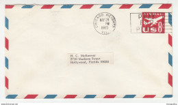 Us Postal Stationery Aimail Letter Cover Posted 1965 Chicago Heights Pmk B210710 - 1961-80