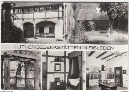 Lutherstadt Eisleben, Landmarks Connected With Martin Luther Old Postcard Unused B170320 - Eisleben