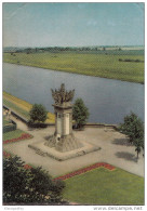 Soviet War Memorial On The Elbe Old Postcard Travelled 1962 Bb151030 - Torgau