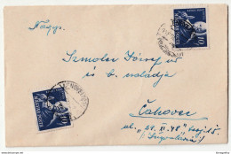 Letter Cover Posted 1948 Lengyeltóti Pmk B200710 - Lettres & Documents