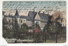 Woltersdorfer Schleuse (Sanatorium) Old Postcard Posted 1914 PT200605 - Woltersdorf