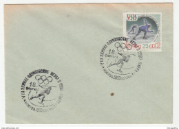 USSR, VIII. Winter Olympics In Squaw Valley Special Moscow 1960 Postmark On Letter Cover B180725 - Winter 1960: Squaw Valley