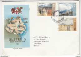 UK, Ulster Paintings 1971 FDC B180725 - 1971-1980 Decimal Issues