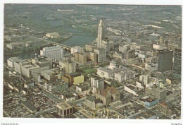 Downtown Columbus With Ohio Statehouse Postcard Travelled 1972 B171010 - Columbus