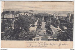 Vandeventer Place Old Postcard Travelled 1909 St. Louis Pmk B171010 - St Louis – Missouri