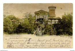 Constantin-Hügel Im K.k. Prater Old Postcard Posted 1899 To Karlovac B200915 - Prater